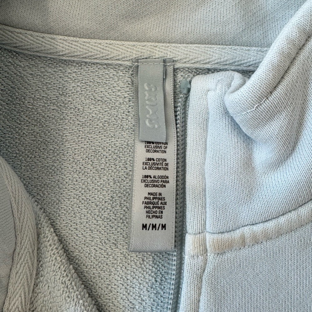 Skims Organic
Cotton Half Zip Pullover in opal M - Picture 3 of 8
